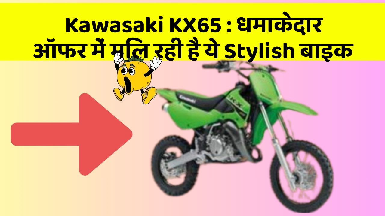 Kawasaki KX65: कार का ये फीचर आपकी जिंदगी आसान बना सकता है!